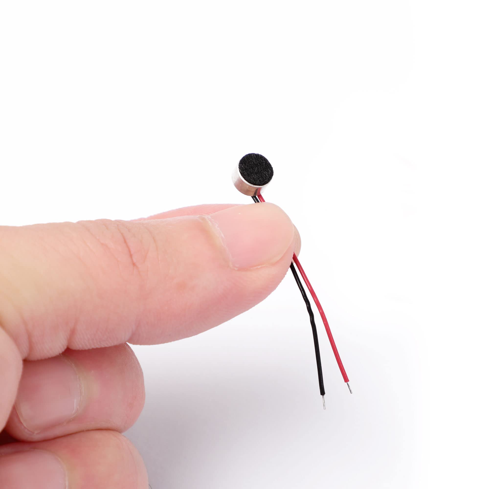 uxcell 10Pcs 6mm x 3.5mm 2-Wire Electret Condenser Microphone with 3.5mm Jack, High Sensitivity Stereo Mic for Recording Devices